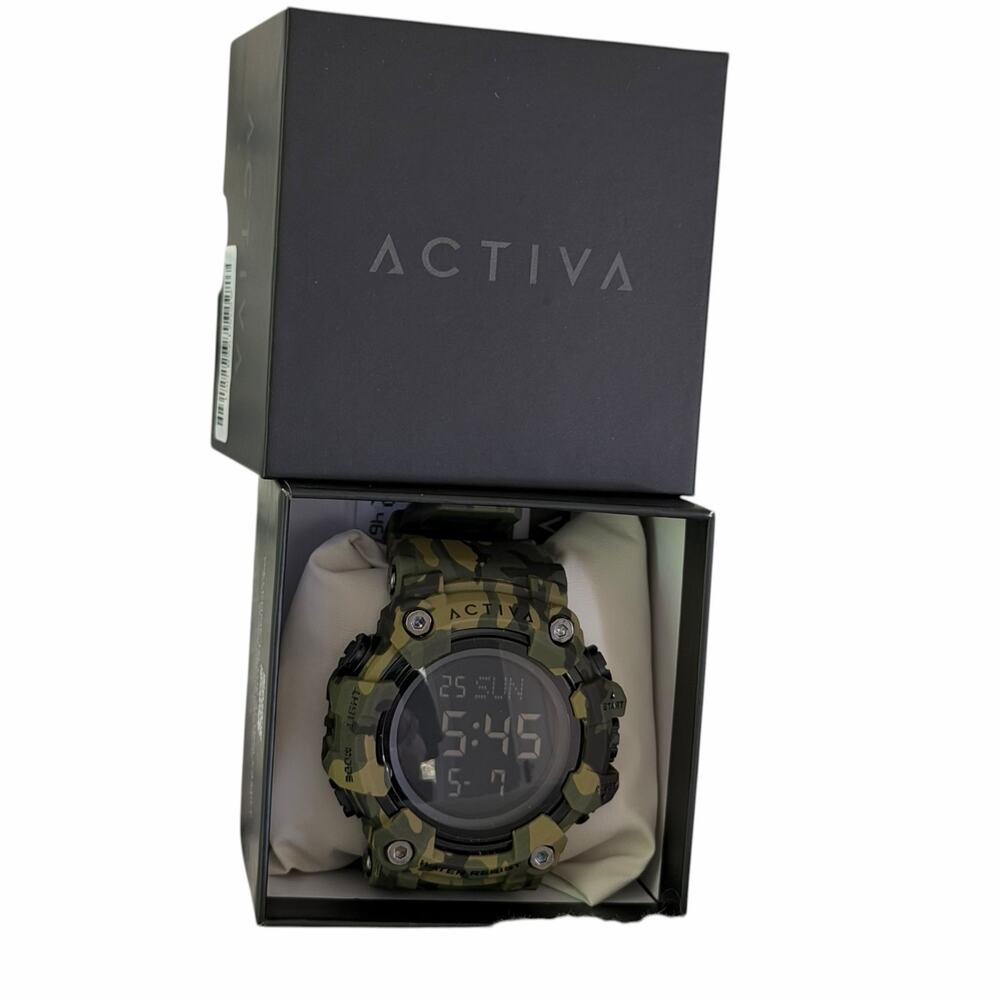 Activa X Invicta Digital Men's Watch - 56mm, Camouflage, ACW1968-001 - Picture 9 of 11